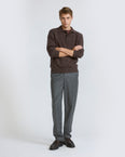 Loro Piana cashmere wool flannel chino pants