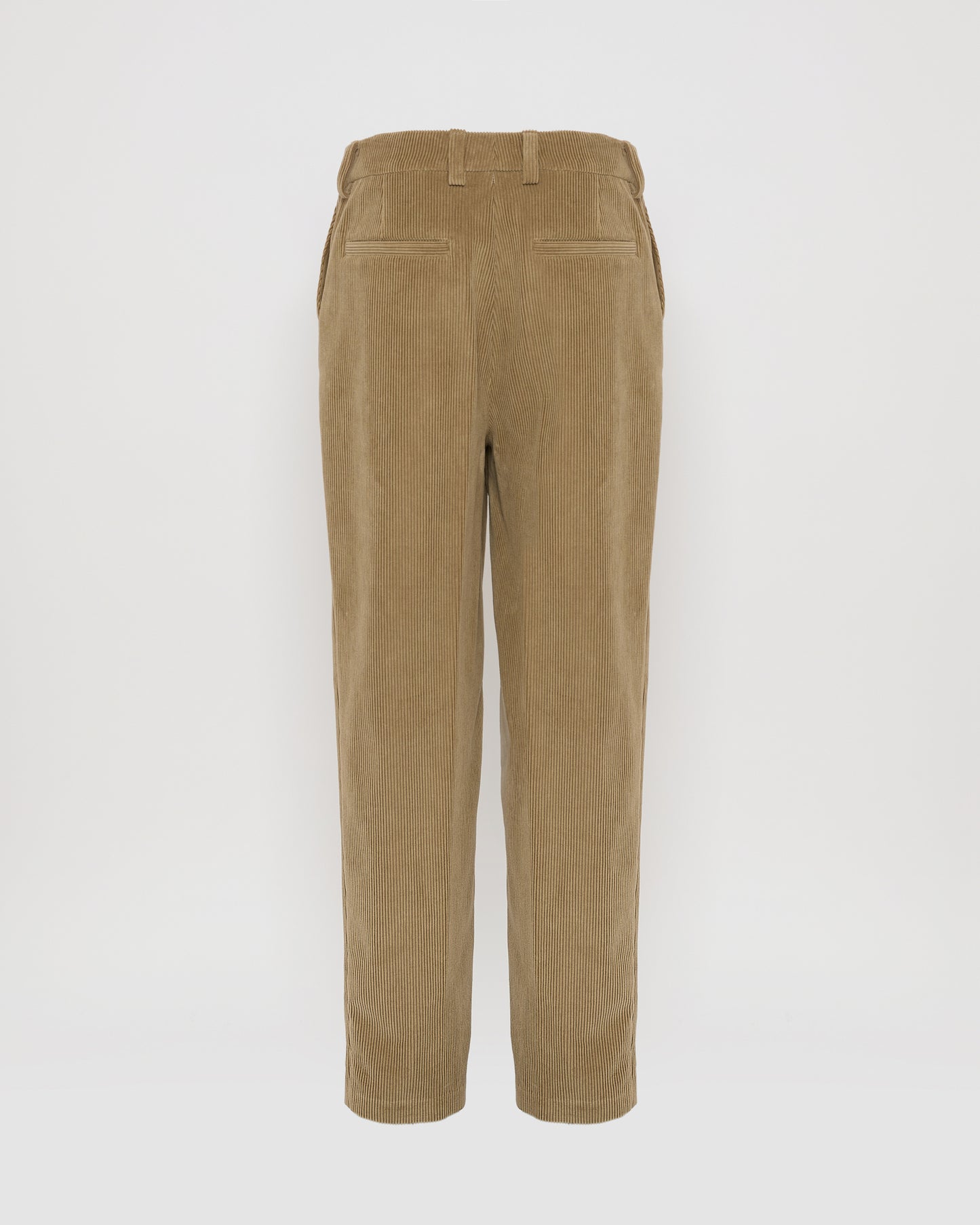 Corduroy straight leg trousers - Yves Salomon