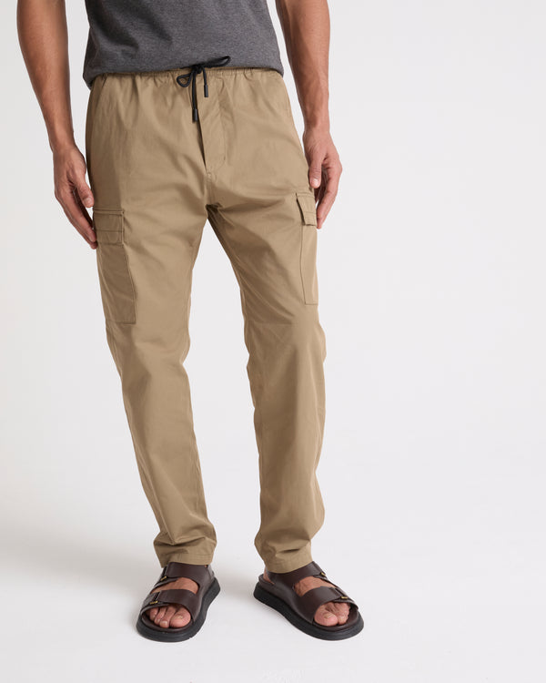 Cotton-blend cargo trousers