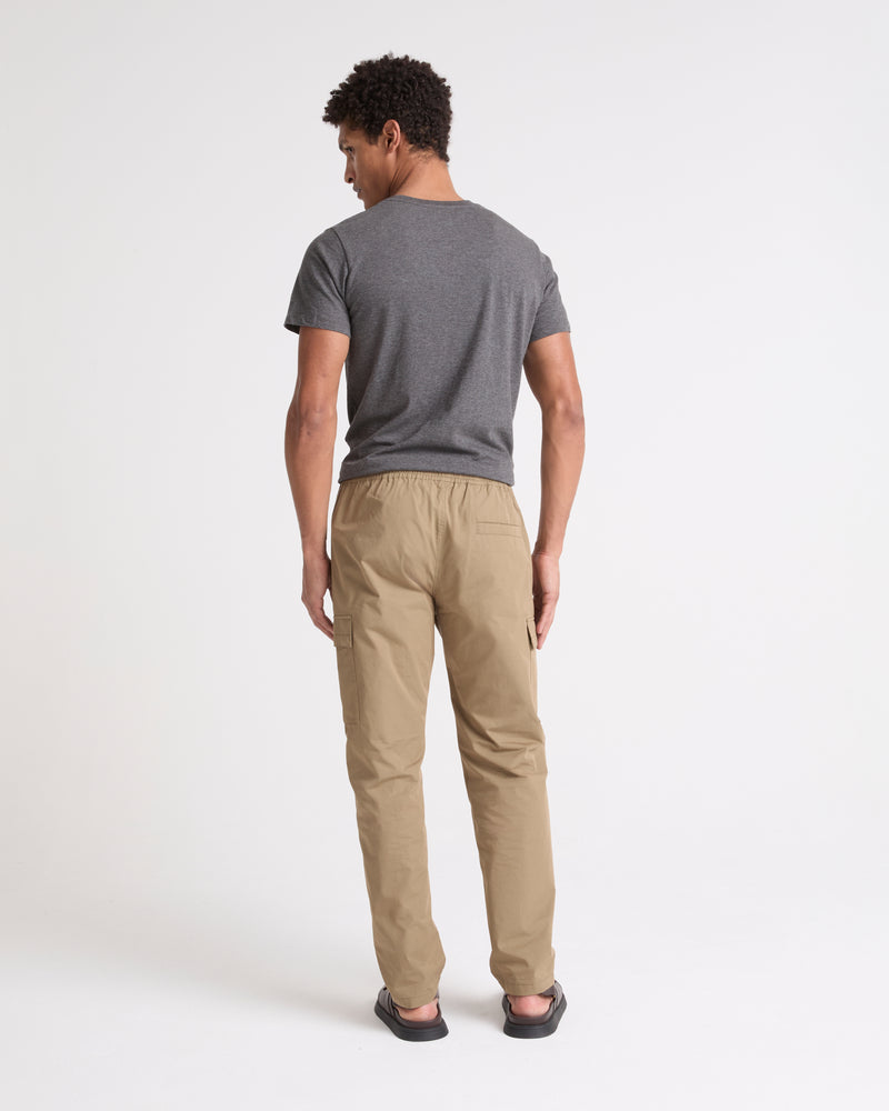 Cotton-blend cargo trousers