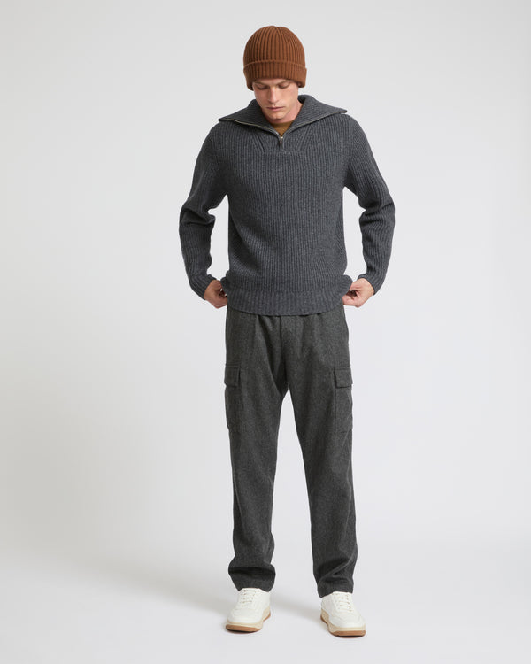 Wool cargo trousers-Yves salomon-Winter sale & boxing day