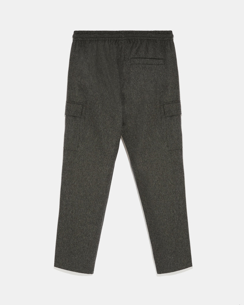 Wool cargo trousers