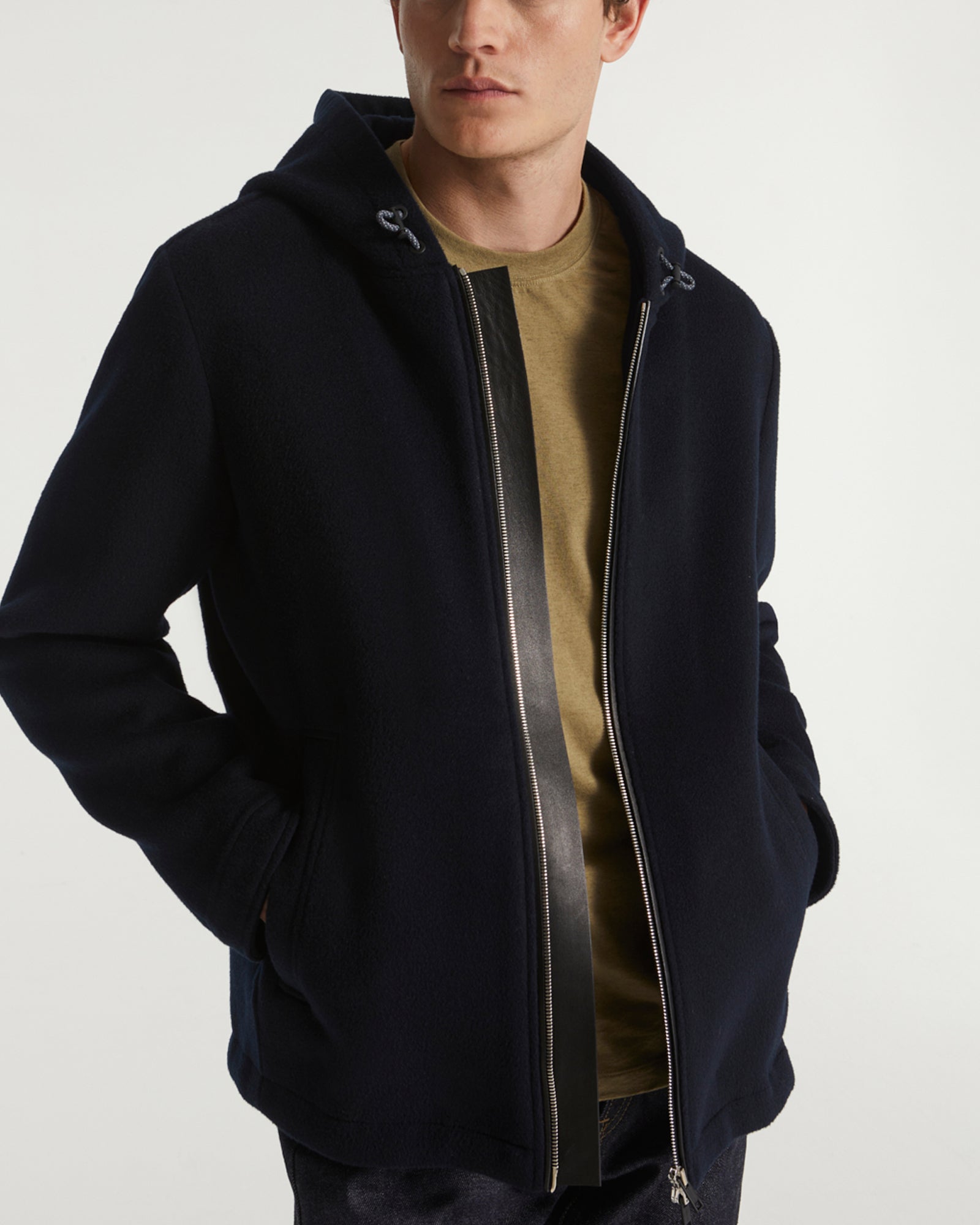 Private sale - Double-sided wool- Cashmere hoodie -Yves Salomon