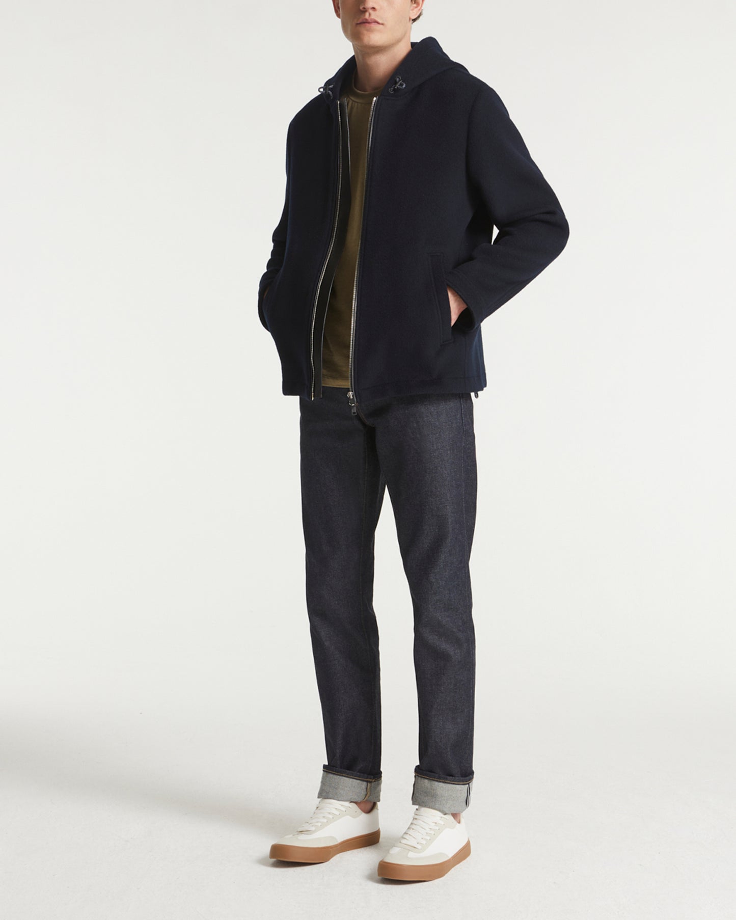 Private sale - Double-sided wool- Cashmere hoodie -Yves Salomon