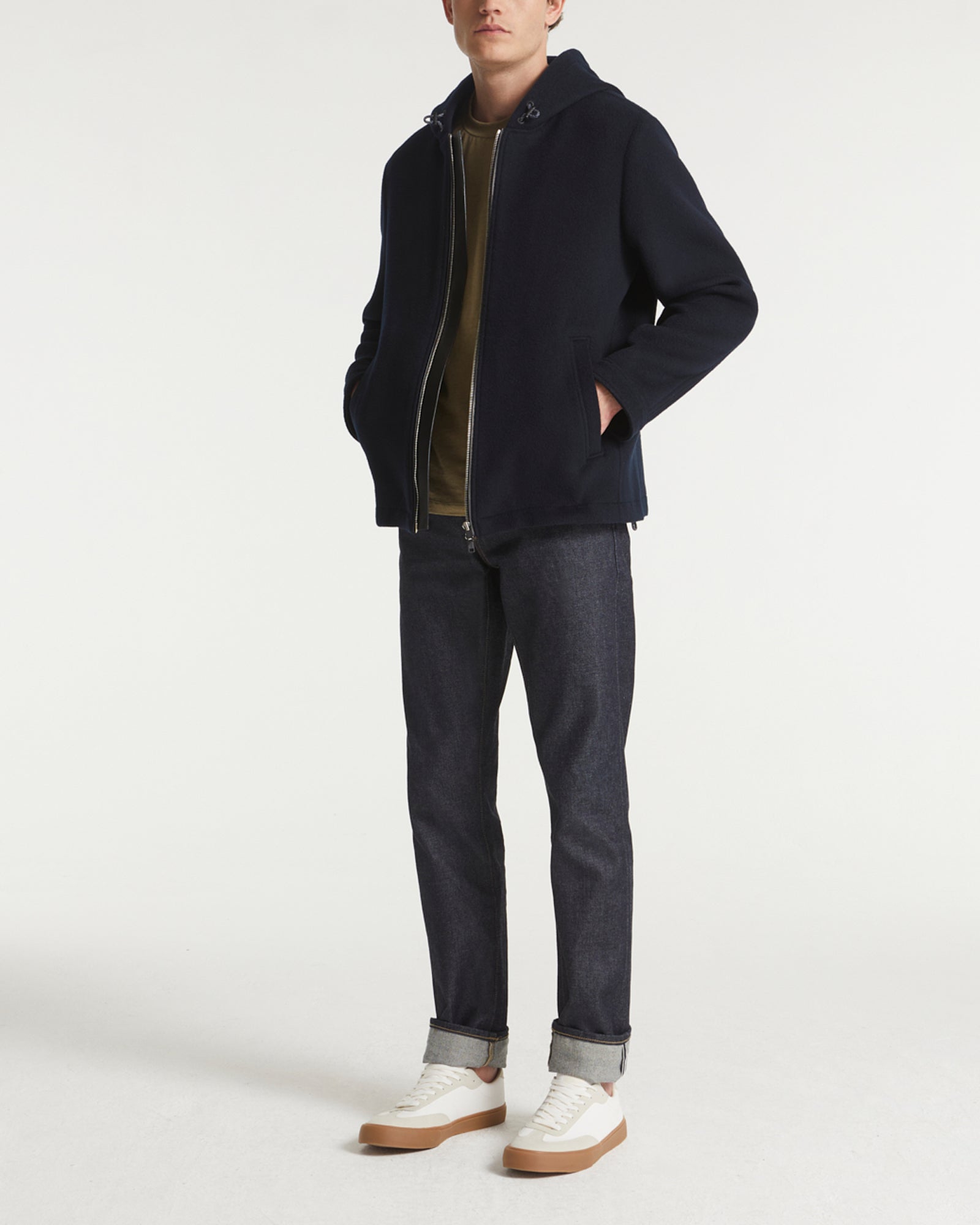 Private sale - Double-sided wool- Cashmere hoodie -Yves Salomon