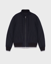 Down-filled technical fabric blouson