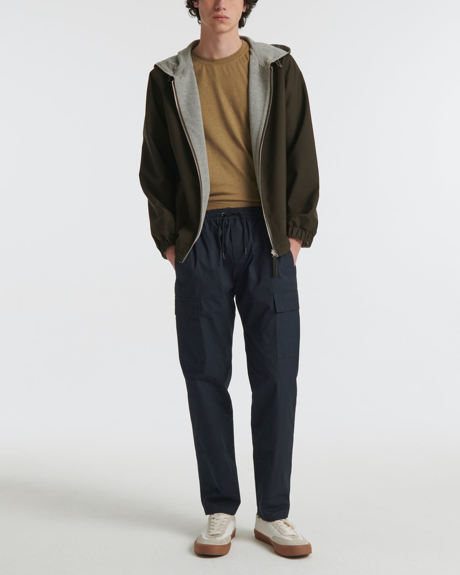 Private sale - Jersey reversible wool blend hoody -Yves Salomon