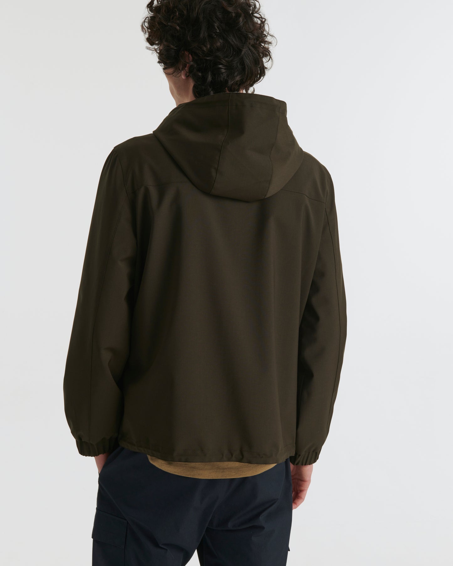 Private sale - Jersey reversible wool blend hoody - brown - Yves Salomon