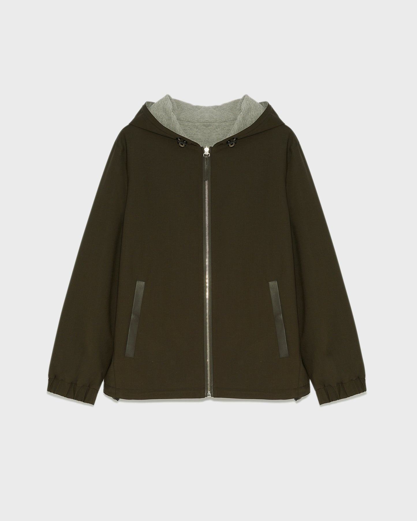 Private sale - Jersey reversible wool blend hoody -Yves Salomon