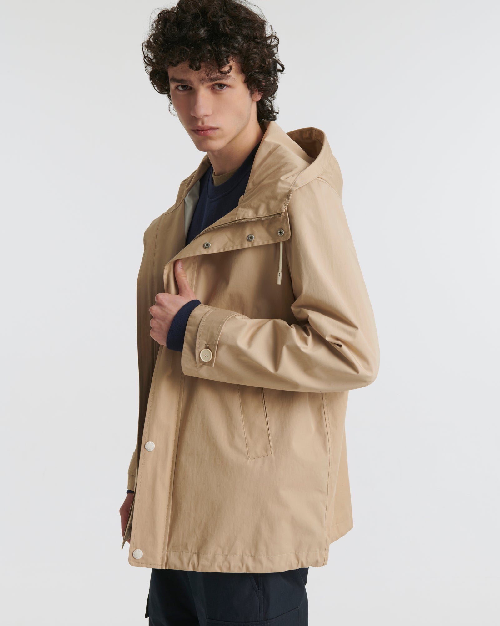Private sale - Short cotton-blend parka - beige - Yves Salomon