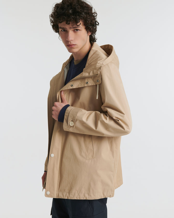 Private sale - Short cotton-blend parka - beige - Yves Salomon