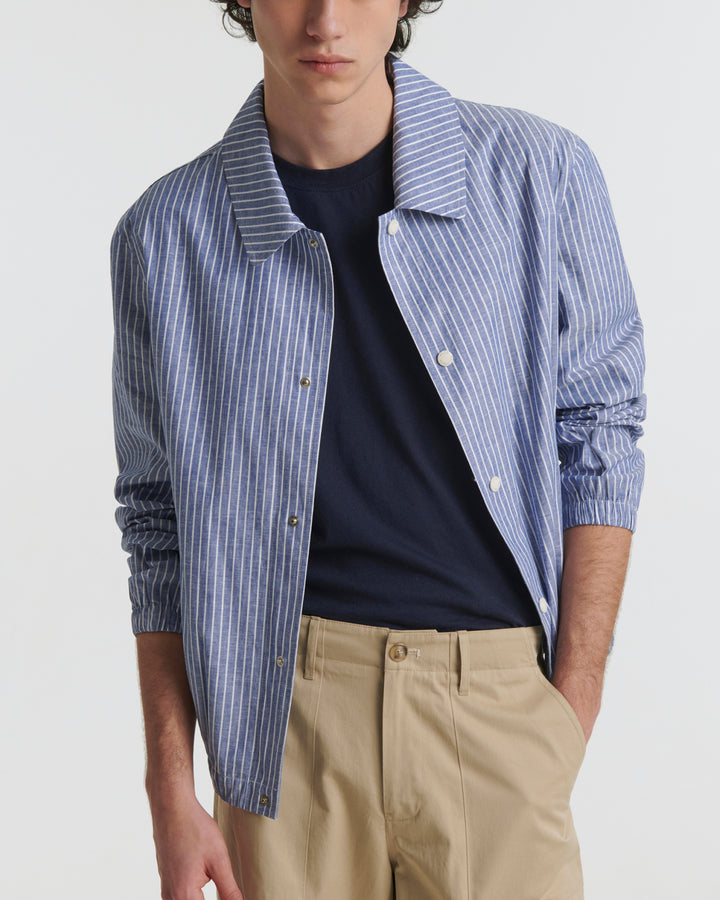 Striped shirt with buttons