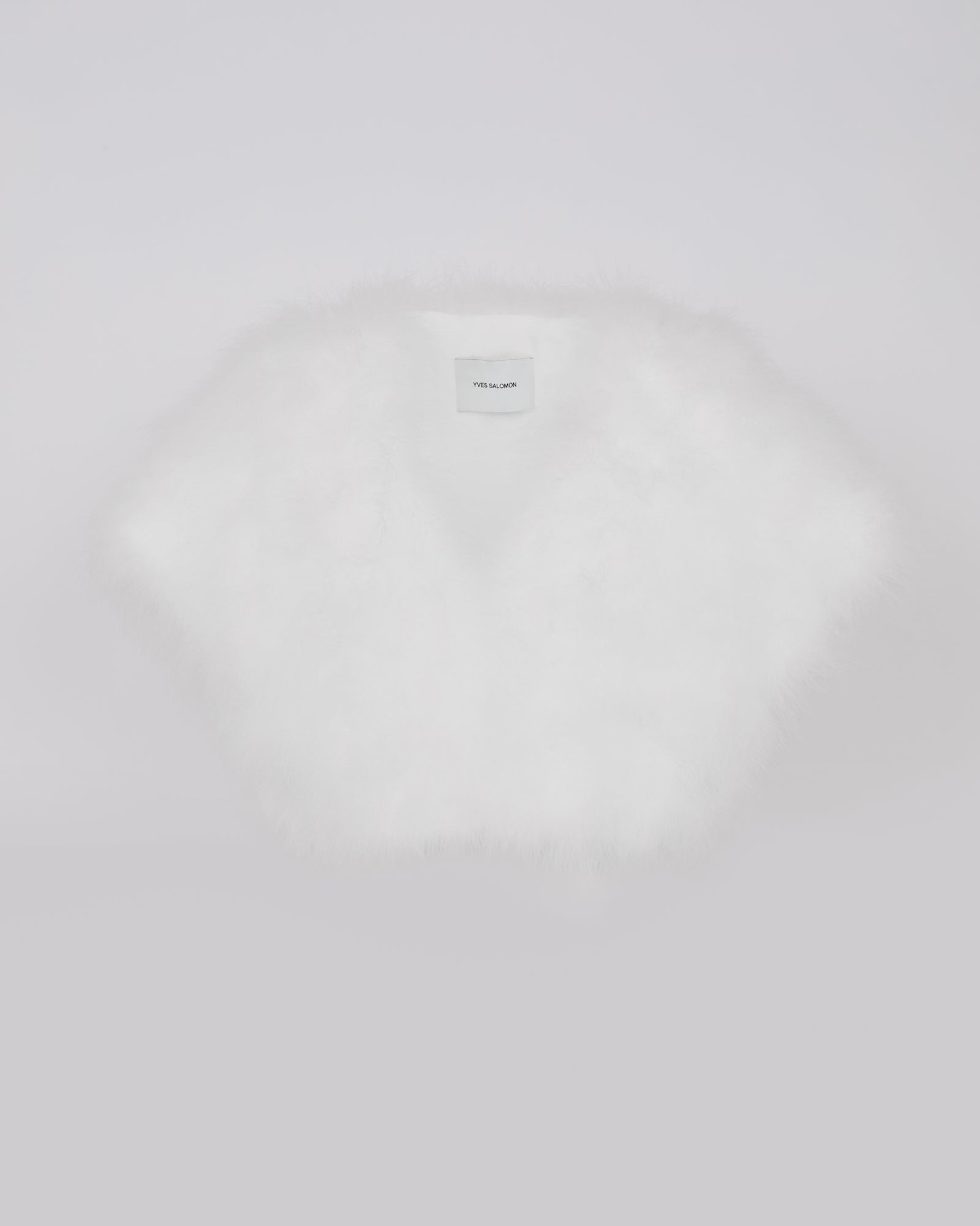 Cropped feather bolero