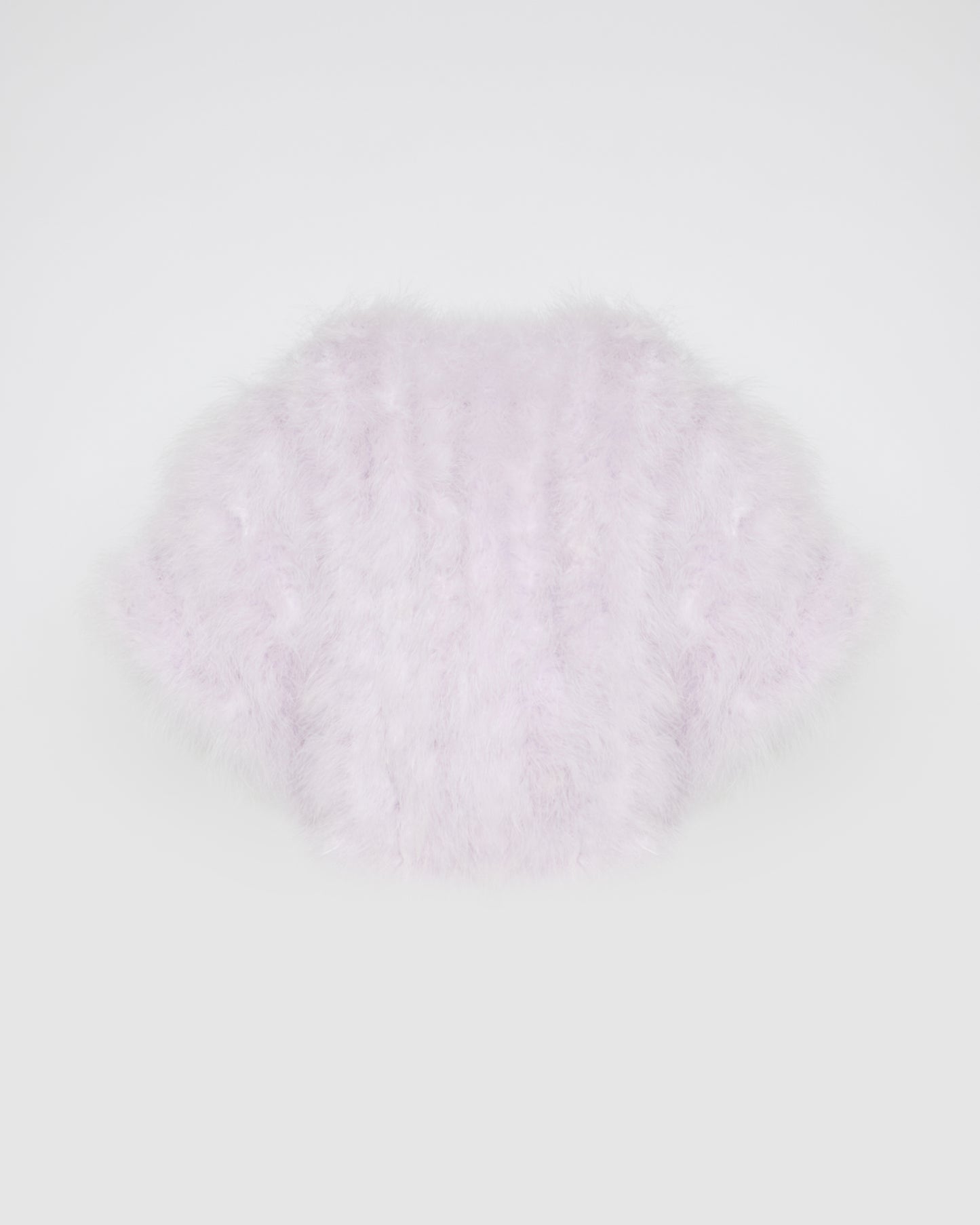 Cropped feather bolero