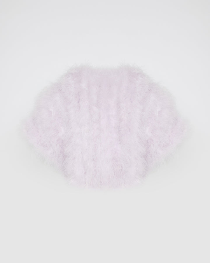 Cropped feather bolero -Yves Salomon