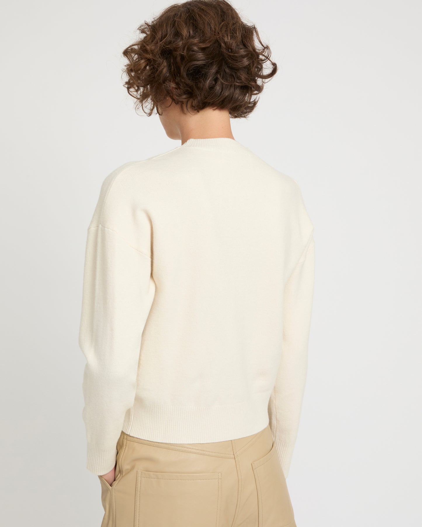 Merino knit jumper -Yves Salomon