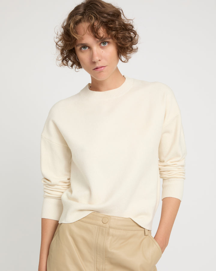 Merino knit jumper -Yves Salomon
