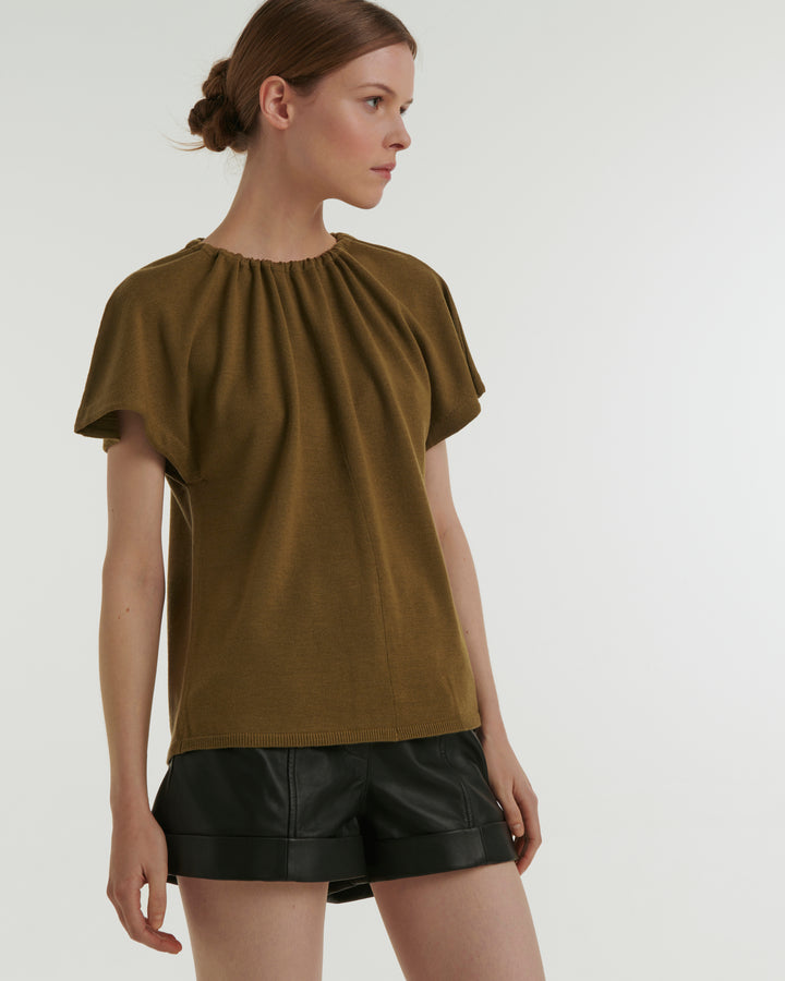 Knit top - green - Yves Salomon