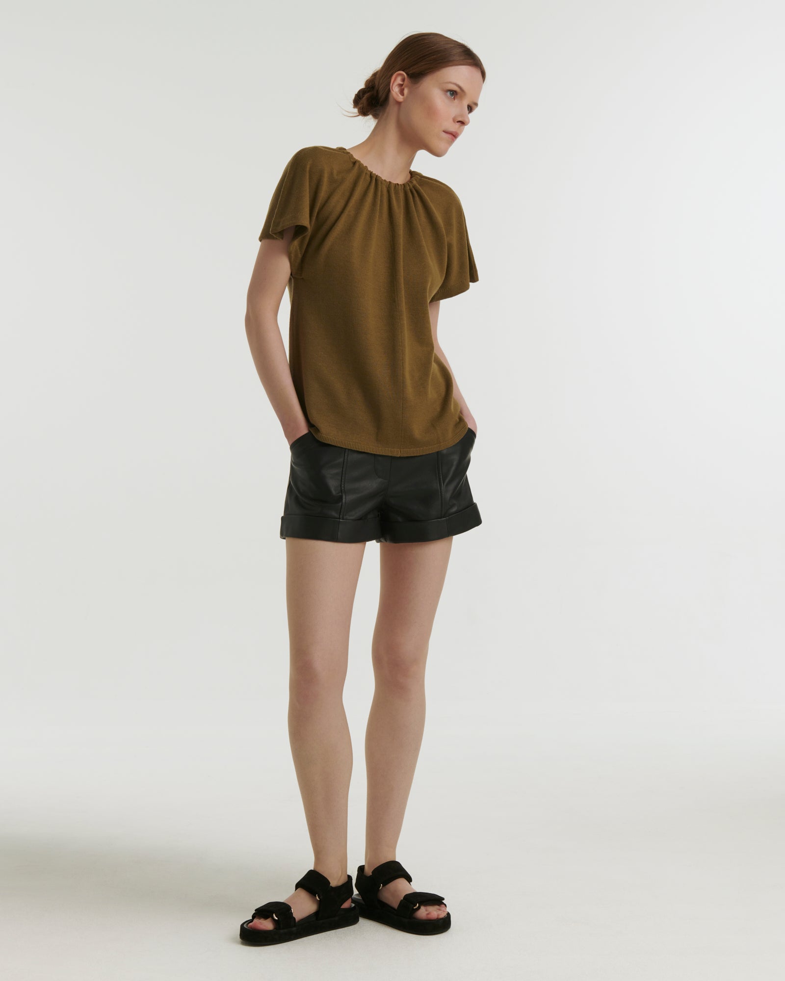 Knit top - green - Yves Salomon