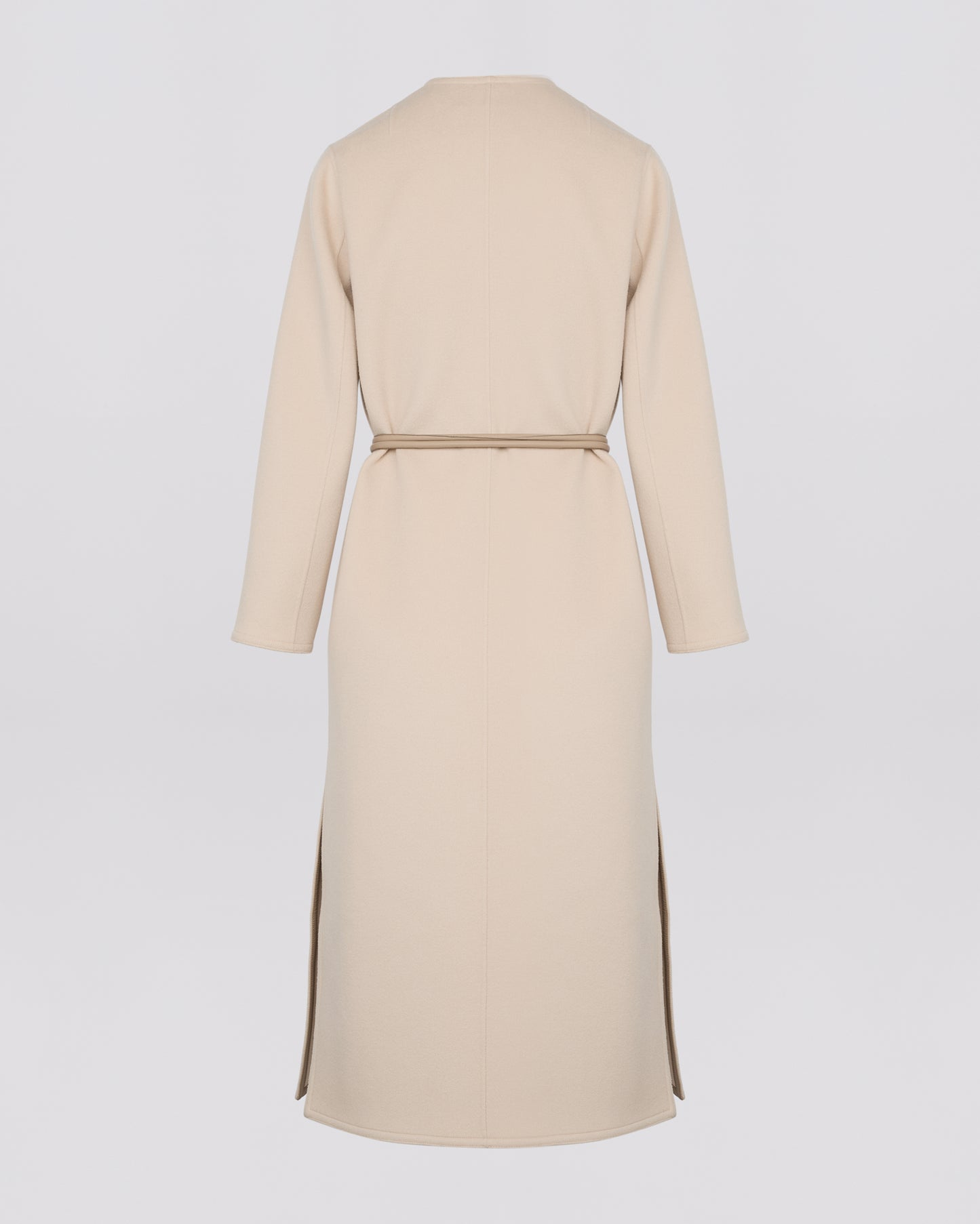 Long double-sided cashmere coat