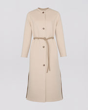 Long double-sided cashmere coat