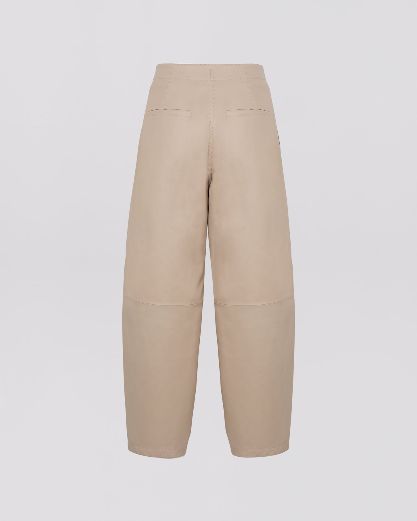 Lamb leather trousers