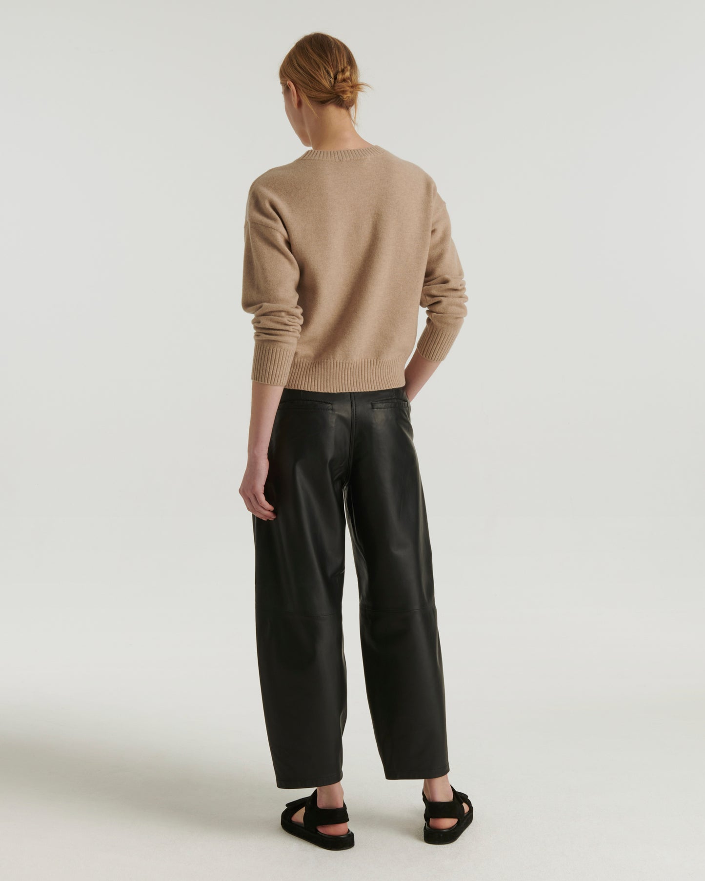 Leather trousers - black - Yves Salomon