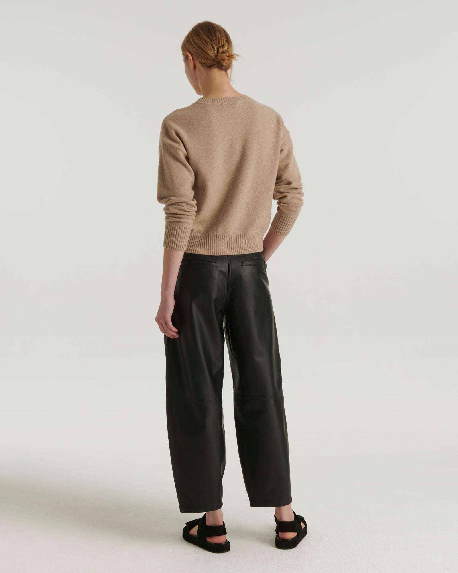 Leather trousers - black - Yves Salomon