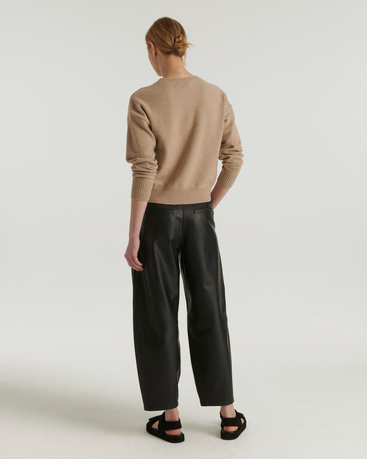 Private sale - Leather trousers - black - Yves Salomon