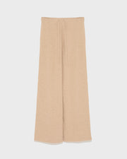 Merino knit wide leg trousers