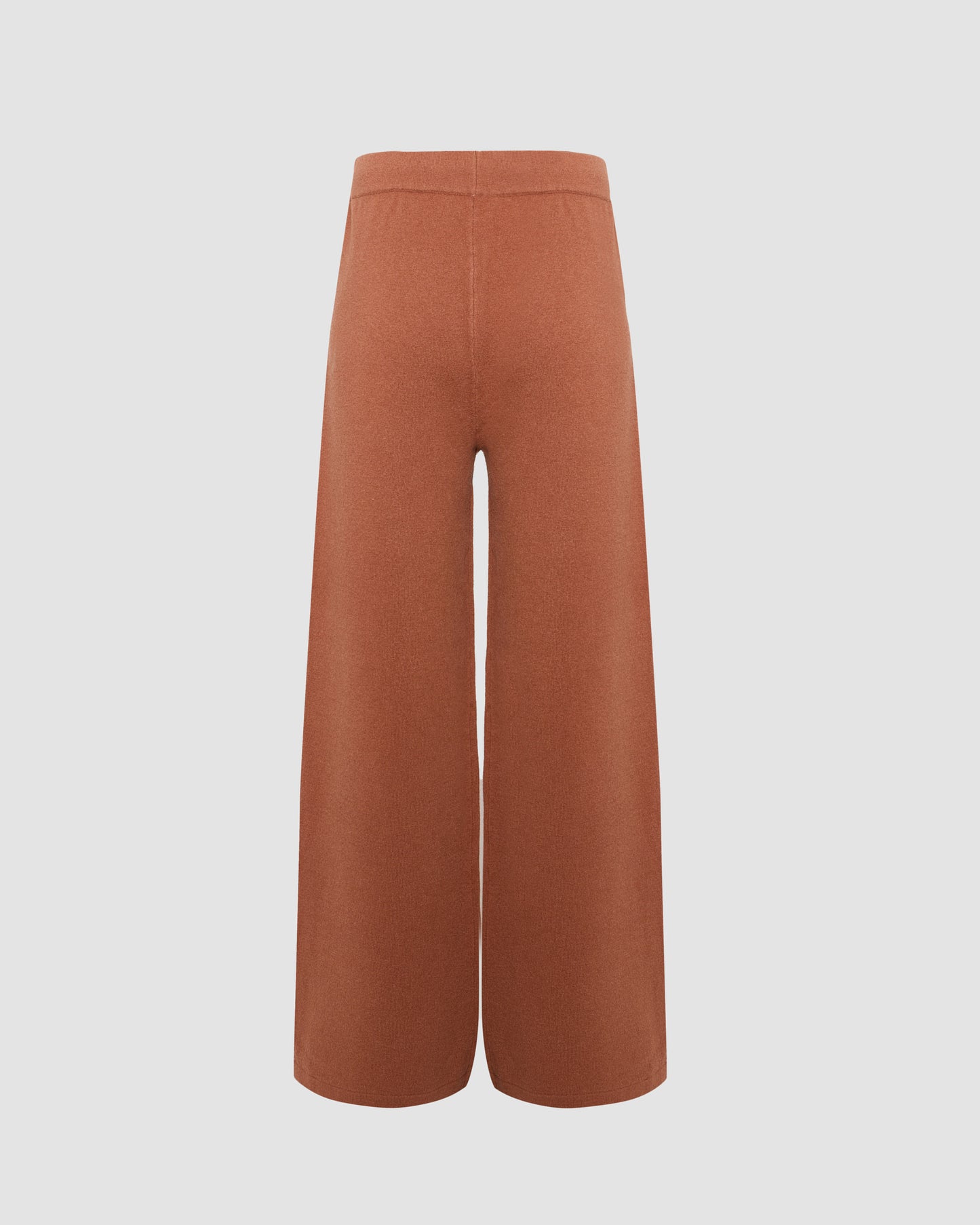 Merino knit wide leg trousers