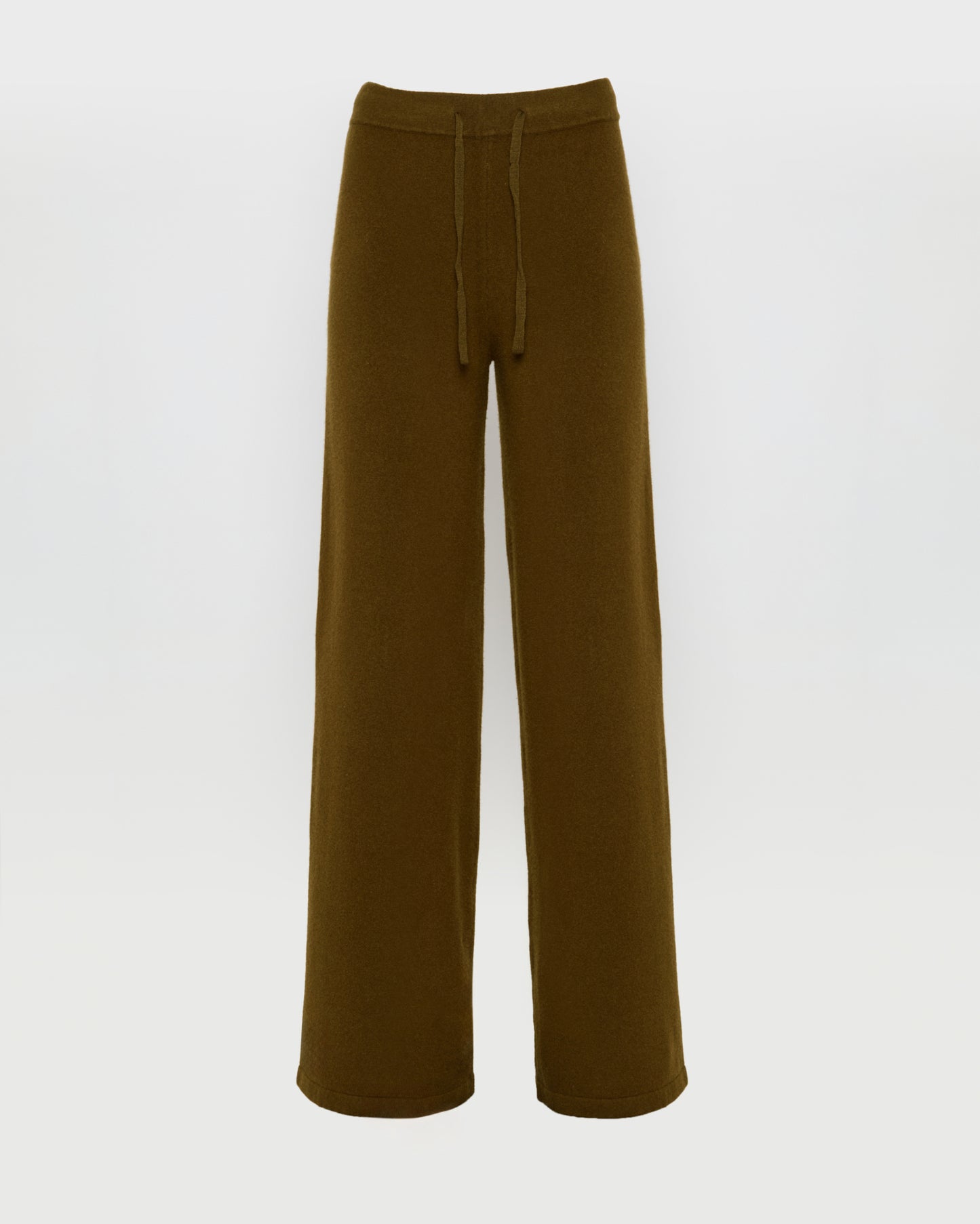 Merino knit wide leg trousers -Yves Salomon