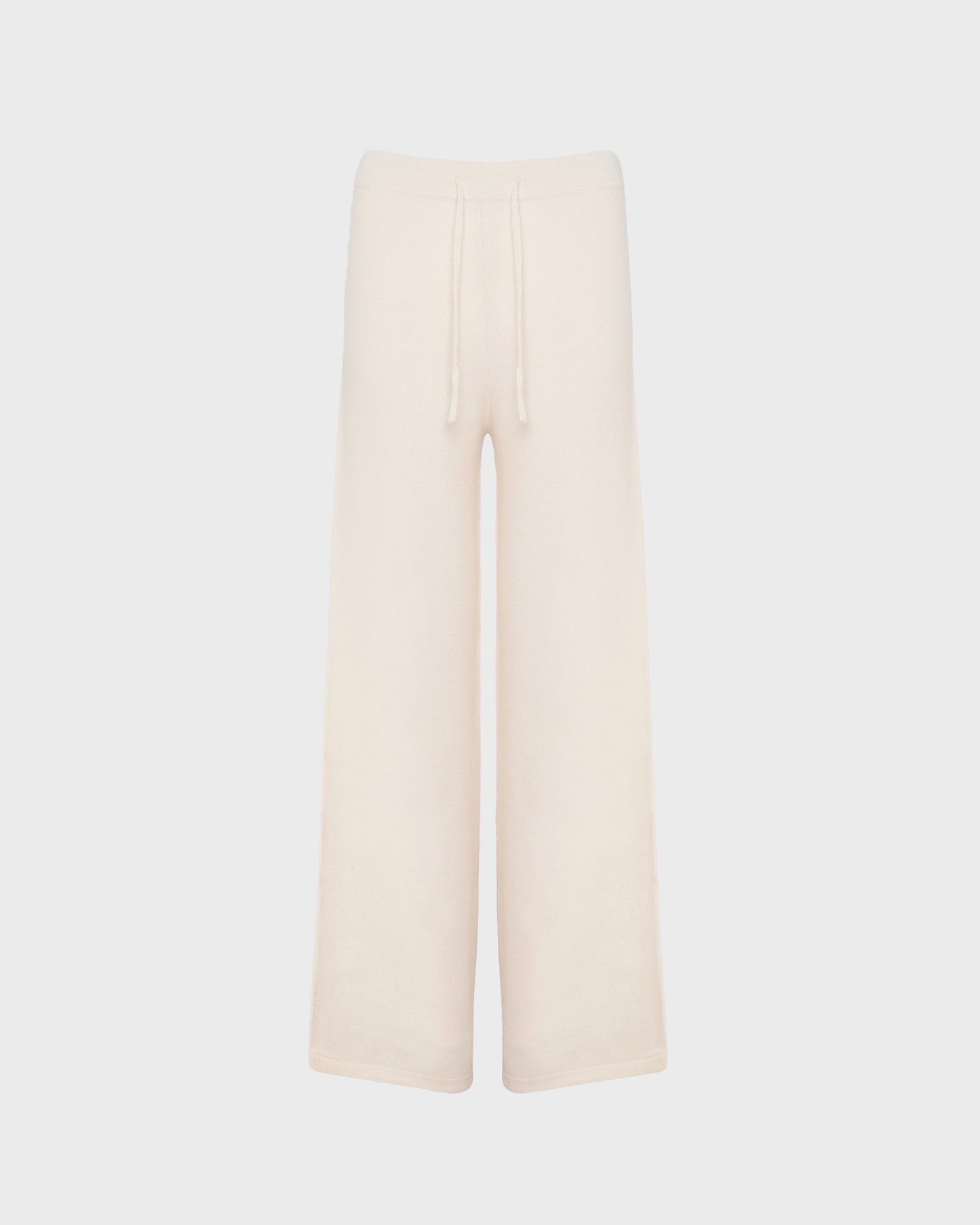 Merino knit wide leg trousers