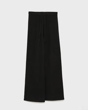 Merino knit wide leg trousers