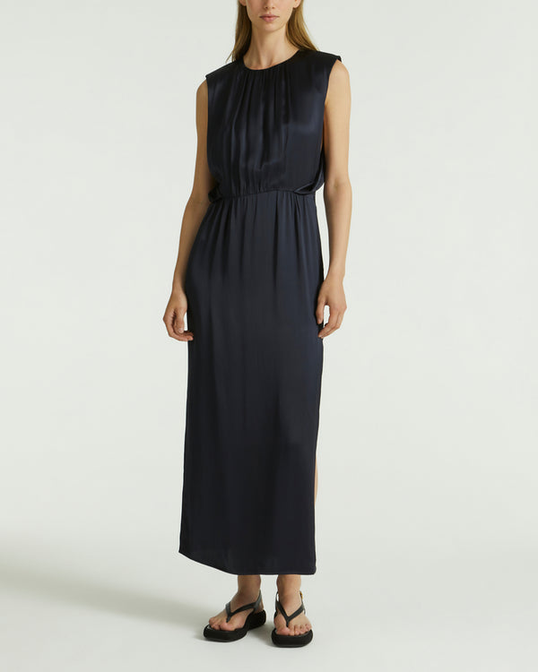 Satin maxi dress