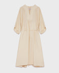 Silk seersucker dress