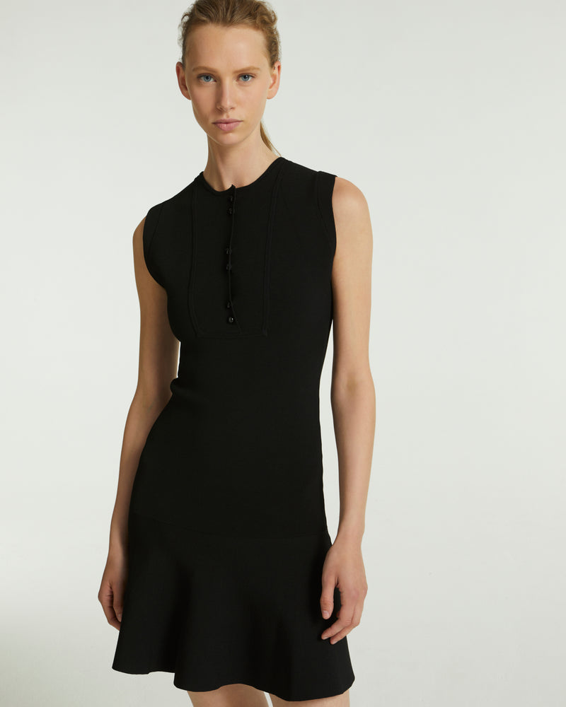 Knit dress - black - Yves Salomon