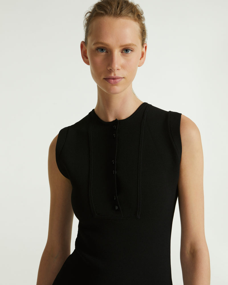 Knit dress - black - Yves Salomon