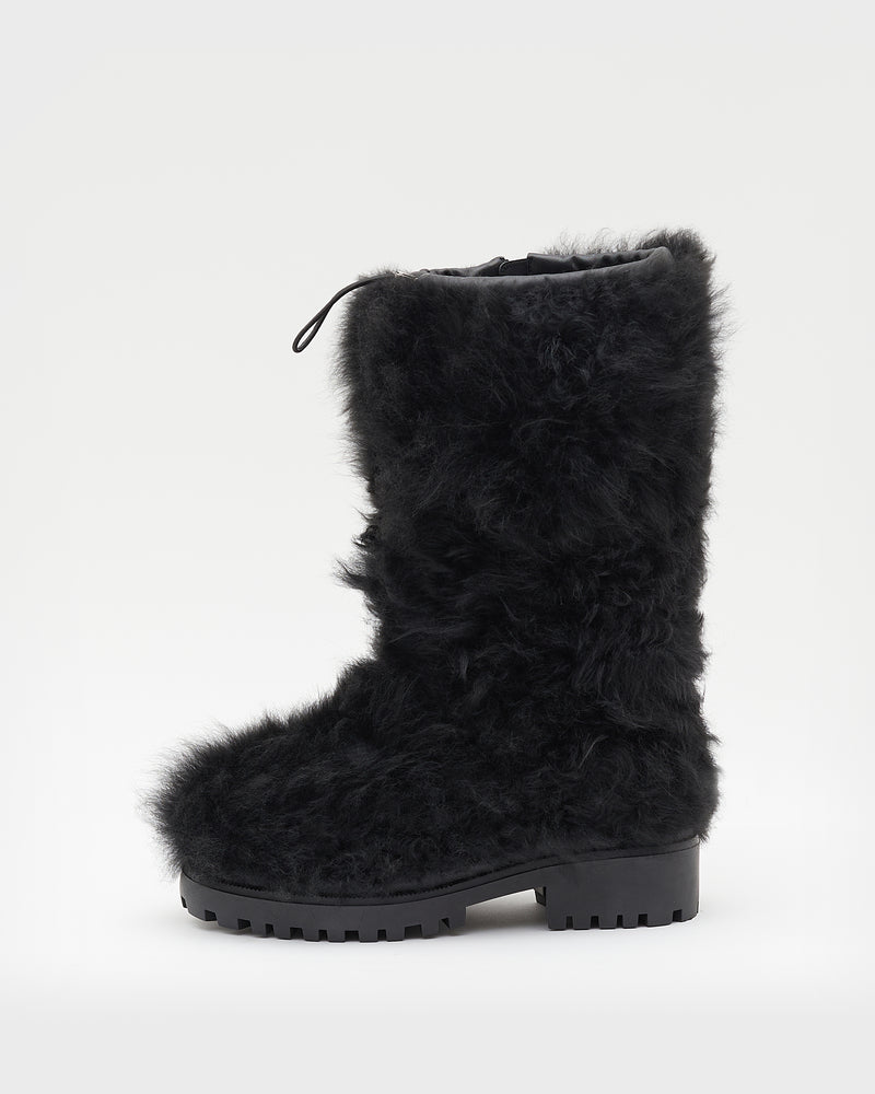 Lambskin boots shop