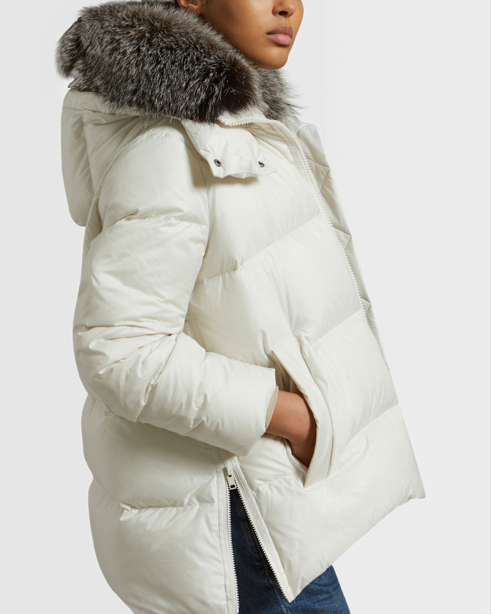 アウターその他 MSGM Woman Fur coats White 3742MDC17247808 02 MSGM faux-fur Coat | White | FARFETCH
