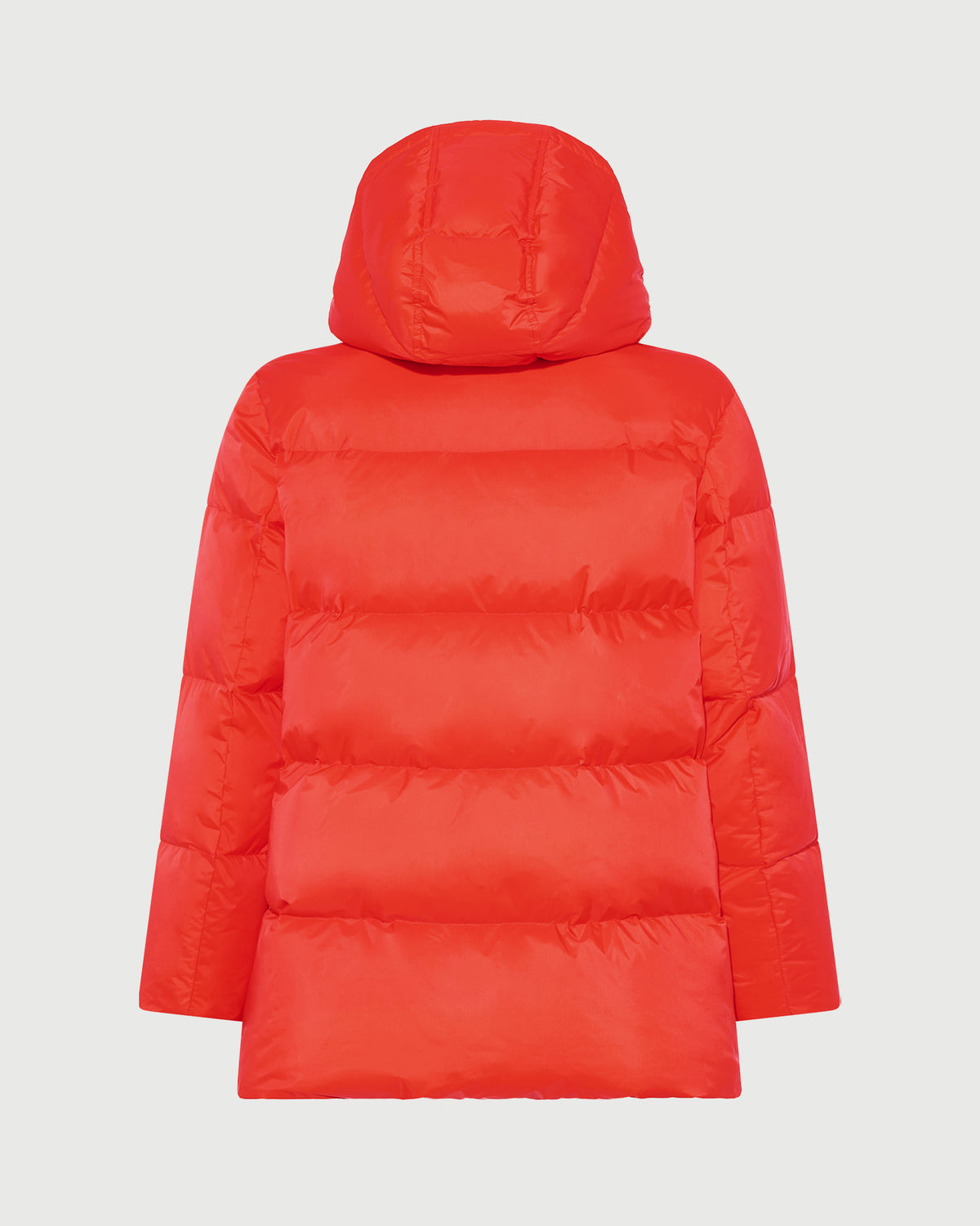 A-line down jacket in waterproof technical fabric with airy lambswool trim - Yves Salomon - New Fall/Winter Collection