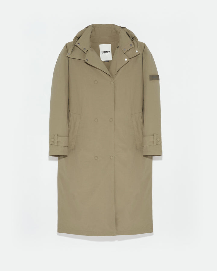 Balck Friday 2025 - Yves Salomon - Technical fabric down-filled overcoat