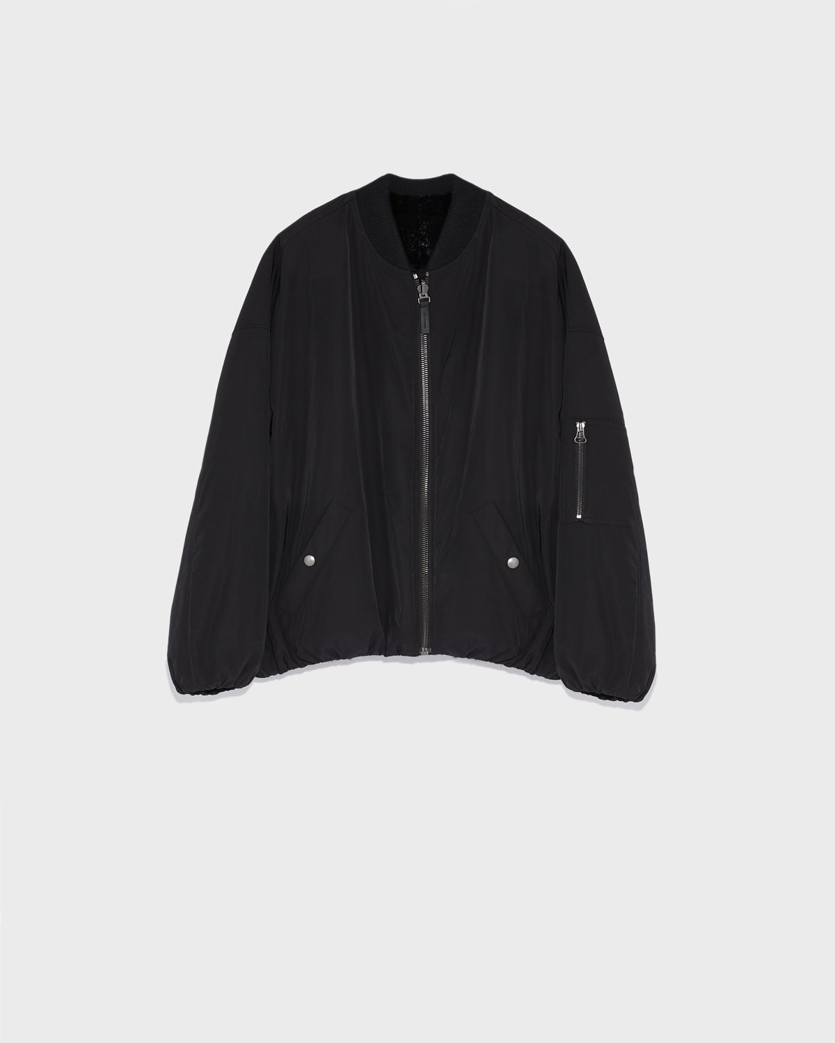 Reversible bomber jacket with mink - black - Yves Salomon – Yves