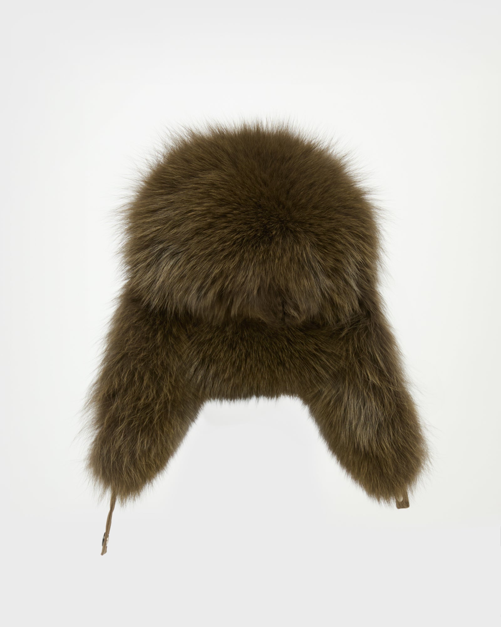 Technical fabric ushanka with fox fur -Yves Salomon