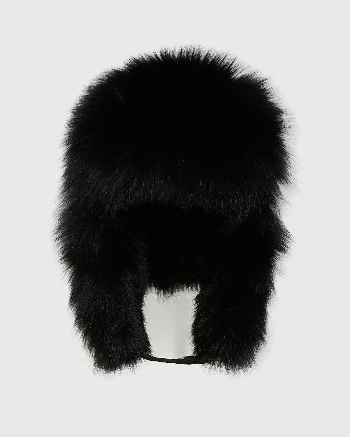 Technical fabric ushanka with fox fur - Yves Salomon - New Fall Winter Collection