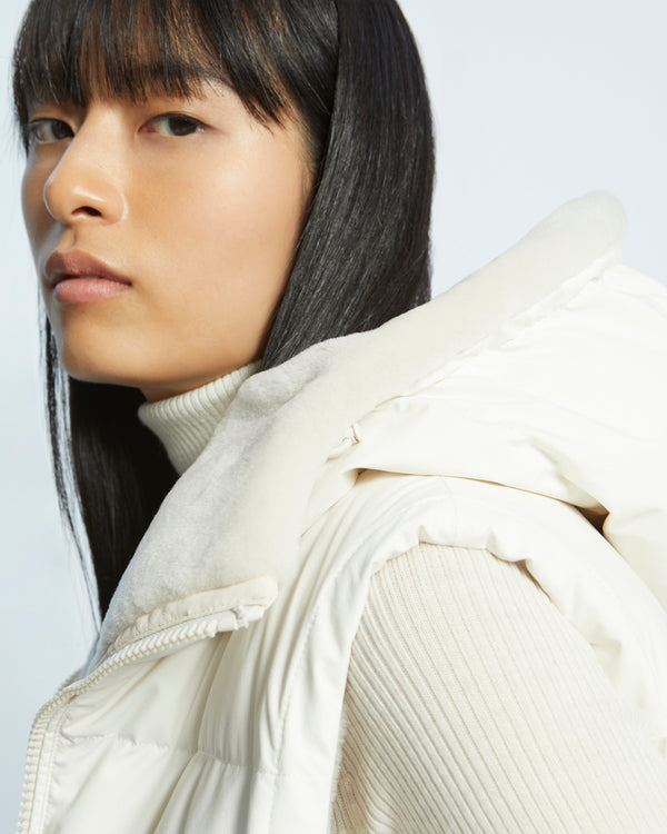 long skiwear jacket - white - Yves Salomon