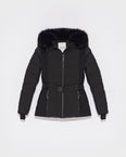 Ski jacket with fox fur hood