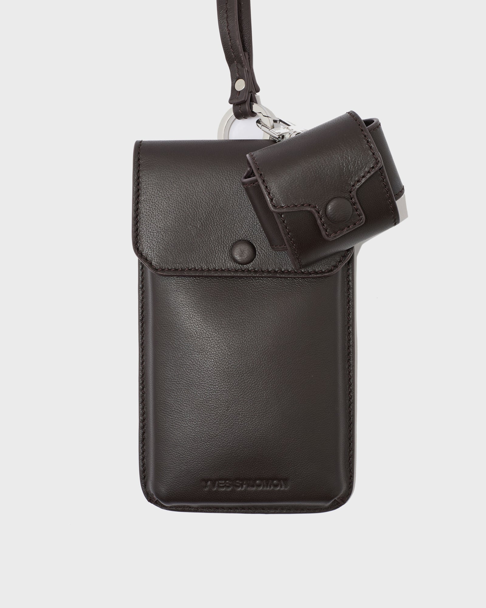 yves salomon ポシェット Phone pouch - brown - Yves Salomon Men – Yves Salomon US