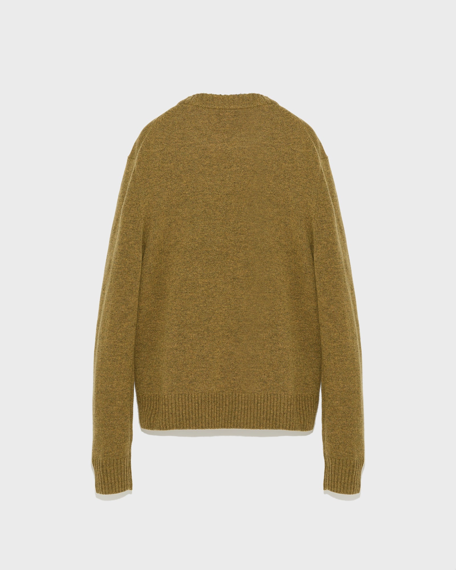 Wool-cashmere knit crew neck jumper-Yves salomon-Winter sale & boxing day