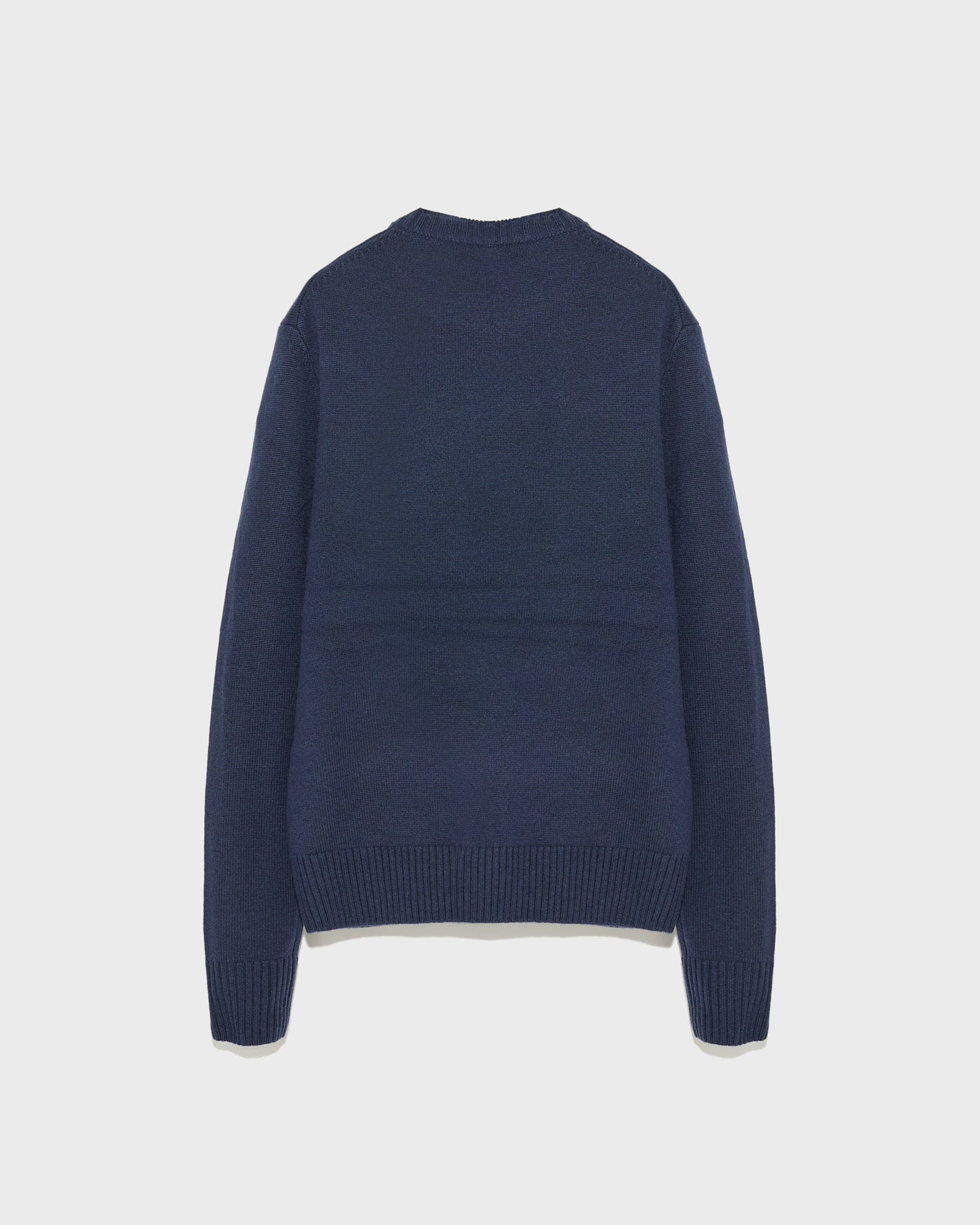 Wool-cashmere knit crew neck jumper-Yves salomon-Winter sale & boxing day